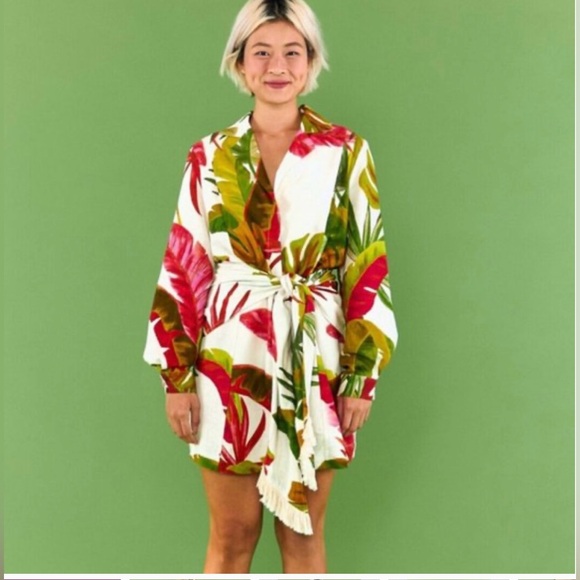 FARM Rio Dresses & Skirts - Farm Rio Spring Forest Mini Dress